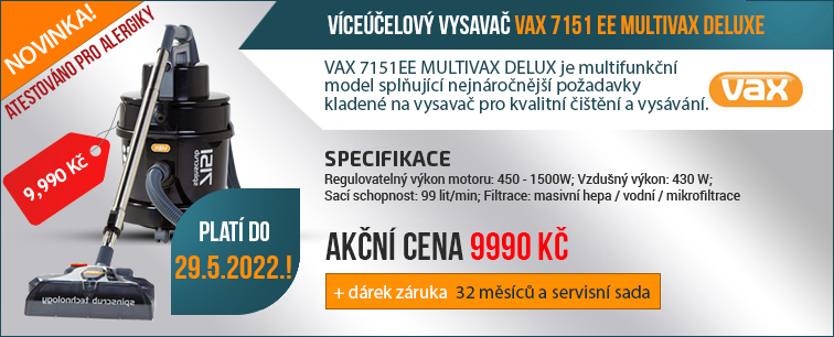 Víceúčelový vysavač VAX 7151 LUXUS EE
